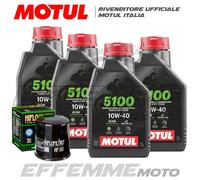 Tagliando KAWASAKI ZX-6R 600 Ninja Performance 2011-2012 (4 5100 10W40 + filtro)