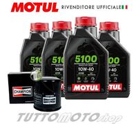 Tagliando KAWASAKI ZX-6R 600 Ninja Performance 2011 2012 - Motul 5100 + Filtro