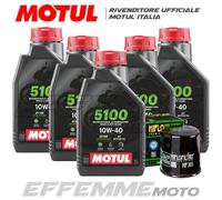 Tagliando KAWASAKI ZZR 1400 Performance Sport 2019 2020 (5 5100 10W40 + filtro)