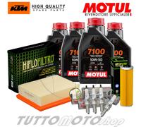 Tagliando KTM Adventure 1050 ABS 2015 2016 / Kit Olio Motul 7100 Filtri Candele