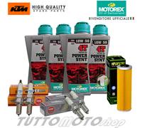 Tagliando KTM Adventure 1190 ABS 2014 2015 Kit Motorex Power Synt Filtro Candele