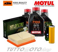Tagliando KTM Adventure 890 2021 2022 / Kit Olio Motul 7100 10W50 Filtri HIFLO