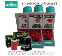 Tagliando KTM LC4 640 Adventure 2001 2002 MOTOREX Cross power 10W50 + FILTRI