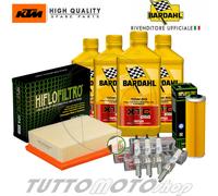 Tagliando KTM Super Adventure 1290 ABS 2015 2016 Kit Olio Bardahl Filtri Candele