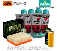 Tagliando KTM Super Adventure 1290 R ABS 2017-2020 Kit Motorex Power Synt Filtri