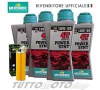 Tagliando KTM Super Adventure 1290 T 2017-2020 / Motorex Power Synt + Filtro