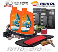 Tagliando KYMCO Downtown 350 i ABS 2016-2020 Kit Olio Repsol Sint 10W40 Completo
