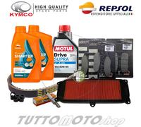 Tagliando KYMCO People 300 i S 2009 2010 2011 / Kit Olio Repsol 10W40 Completo