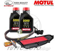Tagliando KYMCO X-Town 300 i 2016-2020 / Motul 5000 Filtro Candela Trasmissione