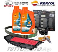 Tagliando KYMCO X-Town City 300 i 2020 2021 Kit Olio Repsol Sint 10W40 Completo