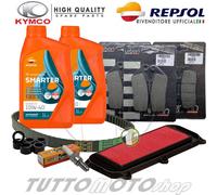 Tagliando KYMCO XCiting 300 I R 2009-2014 / Kit Olio Repsol Sint 10W40 Completo