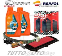 Tagliando KYMCO XCiting 300 I R 2010 2011 2012 2013 / Kit Olio Repsol Completo