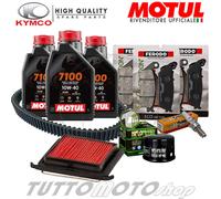 Tagliando KYMCO XCiting 500 i R 2008 2009 2010 2011 Kit Olio Motul 7100 Completo