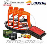 Tagliando KYMCO XCiting 500 i R 2010 2011 / Olio Repsol + Filtri Candela Cinghia