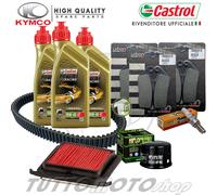 Tagliando KYMCO XCiting 500 i R 2011 2012 2013 Kit Olio Castrol Racing Completo