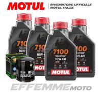 Tagliando MOTO GUZZI V11 1100 Coppa Italia 2004-2005 (7100 10W60 + Filtro olio)
