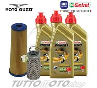Tagliando MOTO GUZZI V50 Carabinieri - PA 1999 2000 / Olio Castrol + Filtri