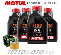 Tagliando MV AGUSTA F3 675 2011 2012 2013 / Motul 7100 5W40 4T + filtro olio