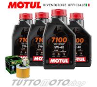 Tagliando MV AGUSTA F3 800 RC 2015 2016 2017 / Motul 7100 5W40 + filtro olio