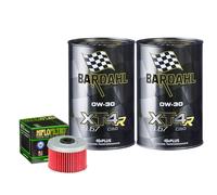 Tagliando Olio Bardahl XT4R 0W30 Filtro Per Honda XL125 V Varadero De Luxe2011