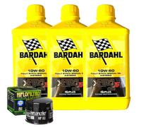 Tagliando Olio Bardahl XT4S 10W60 Filtro Per Cagiva 900 Grand Canyon 1990>1992