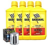 Tagliando Olio Bardahl XTC 15W50 Harley Davidson Heritage Softail Class 00>06