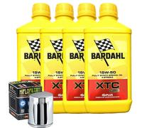 Tagliando Olio Bardahl XTC 15W50 Per Harley Davidson FLST Heritage Softail2006
