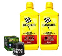 Tagliando Olio Bardahl XTC 5W40 Filtro Per Honda SH300i A-G H J C-ABS 2015>2018