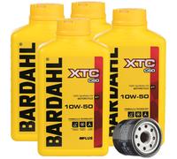 TAGLIANDO OLIO BARDAHL XTC C60 10w50+FILTRO KAWASAKI KVF 360 GREEN 2005