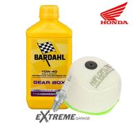 Tagliando Olio Cambio Trasmissione Bardahl Filtro Aria Candela Honda CR 250 R 2T