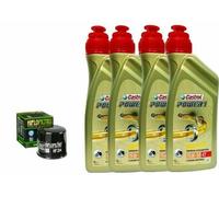 TAGLIANDO OLIO CASTROL POWER 1 15W50 POWER + 1FILTRO OLIO HONDA HORNET