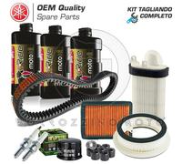 TAGLIANDO OLIO ENI FILTRO ARIA CINGHIA RULLI 19gr CANDELE YAMAHA TMAX 500 2009