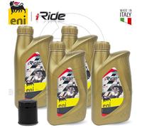 TAGLIANDO OLIO ENI i-RIDE 5W40 RACING FILTRO HONDA CBF 1000 ABS 2006-2013