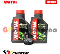 TAGLIANDO OLIO + FILTRO MOTUL 5100 10W30 DERBI 125 GP1 E2 2010