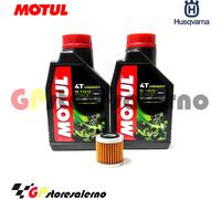 TAGLIANDO OLIO + FILTRO MOTUL 5100 10W30 HUSQVARNA 510 TE 2004