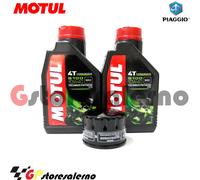 TAGLIANDO OLIO + FILTRO MOTUL 5100 10W40 PIAGGIO 500 X9 EVOLUTION 2006