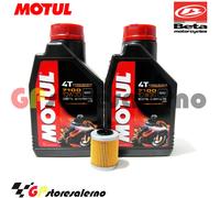 TAGLIANDO OLIO + FILTRO MOTUL 7100 10W30 BETA 250 RR ENDURO 4T 2006