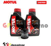 TAGLIANDO OLIO + FILTRO MOTUL 7100 10W30 DERBI 125 GP1 E2 2010