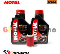TAGLIANDO OLIO + FILTRO MOTUL 7100 10W30 KTM 690 SMC 2008