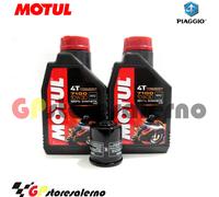 TAGLIANDO OLIO + FILTRO MOTUL 7100 10W30 PIAGGIO 150 FLY 4TG 3V IE LEM 2015