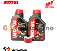 TAGLIANDO OLIO + FILTRO MOTUL 7100 10W50 HONDA 250 XR SUPER 2000