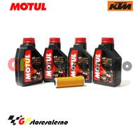 TAGLIANDO OLIO + FILTRO MOTUL 7100 10W50 KTM 1050 ADVENTURE 2016