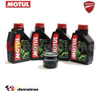TAGLIANDO OLIO + FILTRO ORIGINALE MOTUL 5000 10W40 4L DUCATI 600 SS 1996