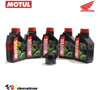 TAGLIANDO OLIO + FILTRO ORIGINALE MOTUL 5000 10W40 HONDA 1800 G W COMFORT 2007
