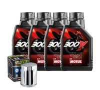 Tagliando Olio Motul 300V 15W50 Per Harley Davidson Heritage Classic2018>2020