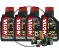 TAGLIANDO OLIO MOTUL 5000 10W40 FILTRO OLIO HIFLO SPECIFICO PER MODELLO