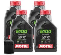 TAGLIANDO OLIO MOTUL 5100 10w30 HONDA VT DC1/DC2 Black Widow 750 2001-2002