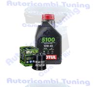 Tagliando Olio Motul 5100 10W40 Per Piaggio 125 Vespa GTS Supersport 2011>2015