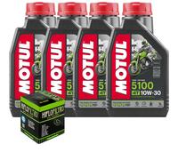 Tagliando Olio Motul 510010w30 Filtro Per Polaris 500 Predator TL Edition 05