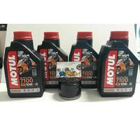 TAGLIANDO OLIO MOTUL 7100 10W30 4L + filtro HONDA CB 1000 R 2008-2020